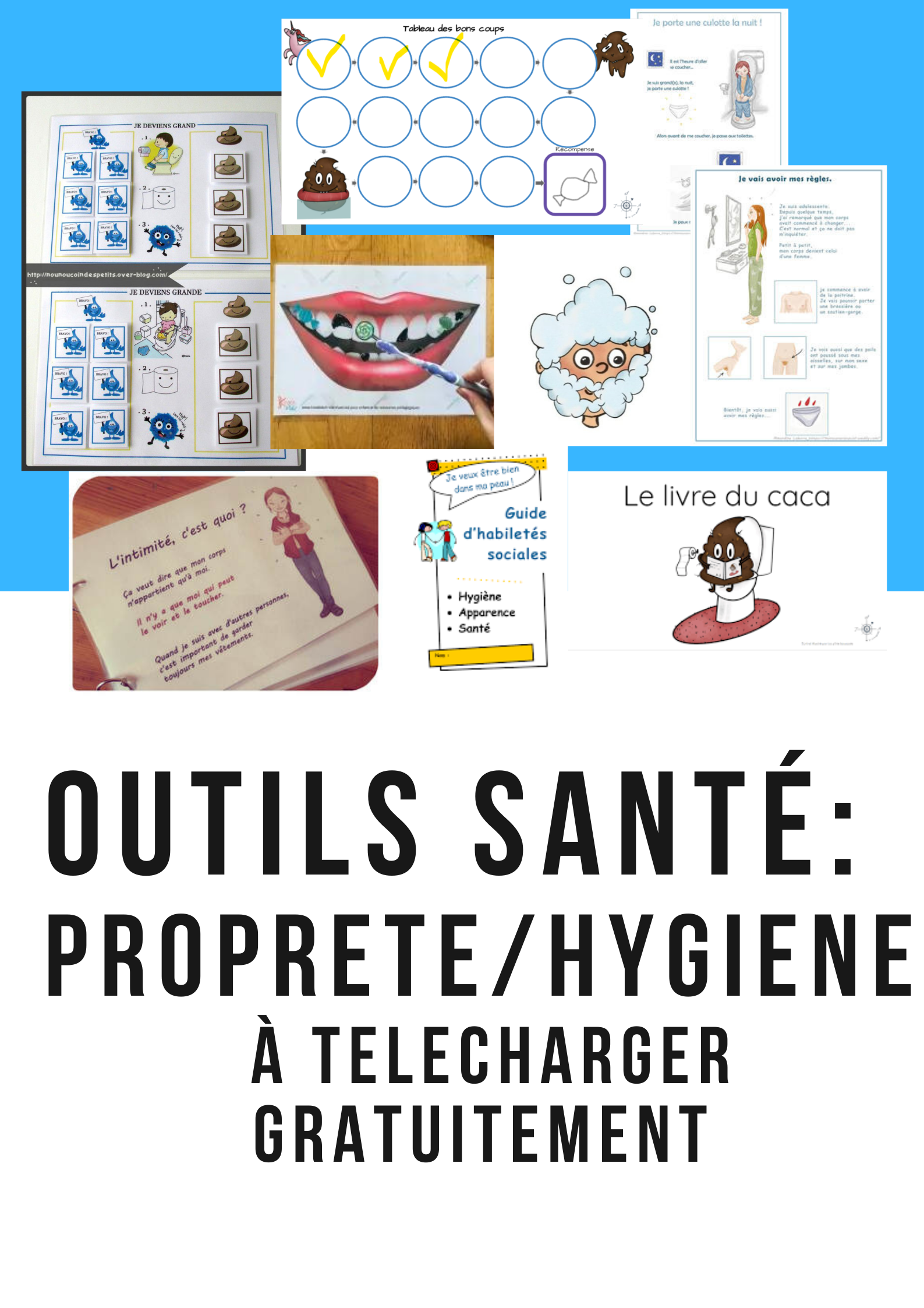 Outils SANTE: PROPRETE/ HYGIENE – Virginie Couillaud, éducatrice